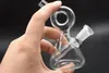 Tuyau de fumée de bang d'eau de brûleur à mazout en verre avec tuyau de brûleur à mazout de 10 mm épais pyrex portable mini verre narguilé bong main fumer des conduites d'eau