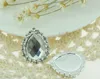 20pcs Teardrop Rhinestone Crystal Beads Button Flatback For Scrapbooking Craft DIY Hair Clip Accessories