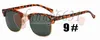 Summer Met Metal Cadre Fashion Sun Glasses à cycle Femmes Femme extérieure Protecteur Oeil Protecteur Sunglasses Lunes à cycle 9color 9059115