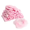 100 pezzi di doccia usa e getta non tessuti a pieghe antipolvere da donna Cappelli da bagno per camion per il salone di bocce di belle