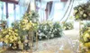4 ADET Zemin Vazo Çiçekleri Vazo Sütun Standı Metal Ayağı Yol Kurşun Düğün Centerpieces Raf Olay Parti Noel Dekorasyon