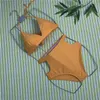 2018 Novo Comércio Exterior Europeu e Americano Biquinis Ms. Bikinis Bathing Suit Cintura alta Moda Elegante