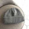 Men Knitted Hat Wool Blend Beanie Skullcap Cap Brimless Hip Hop Hats Casual Black Navy Grey Retro Vintage Fashion New