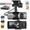 Câmera GPS de lente dupla atualizada Full HD Car DVR Dash Cam Gravador de vídeo G-Sensor Visão noturna para Uber Lyft Taxi Drivers273d
