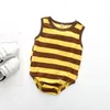 Summer Baby Cartoon Watermelon Fruits Animal Shape Triangle Briefs Rompers Infant's Even Clothes Children's Jumpsuits Thin 3pcs a lot