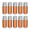 Orange Bulk 100pcs Rectangle USB 2.0 Flash Drives 64MB Flash Pen Drive High Speed 64MB Thumb Memory Stick Storage for Computer Laptop Tablet