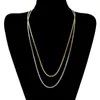 Gold Silver Miami Cuban Link Chain Hiphop Necklaces Mens Hip Hop Necklace Jewelry 1830inch8219449