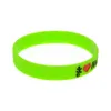 100 stks Love Mallorca Silicone Rubber Armband Fashion Decoration Logo Groene volwassen grootte voor toeristische souvenirs Gift