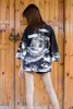 Primavera Outono Mulher Moda quimono roupas japonesas streetwear casual kimonos jaqueta harajuku estilo japão cardigan outwear Menina