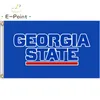 NCAA Georgia State Panthers Vlag 3*5ft (90cm * 150cm) Polyester vlag Banner decoratie vliegende huis tuin vlag Feestelijke geschenken