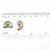 Rainbow colorido inteiro 50pcs interno dia 8mm DIY Slide Charms Fit 8mm pulseira de pulseira Pet Chain Chain3379860