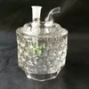Water cube kettle Wholesale Glass bongs Oil Burner Glass Water Pipes Oil Rigs Smoking Rigs