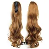 Fashion Curly Pony Tail 55 cm długi falisty czarny pazur syntetyczny kucyk w wysokiej temperaturze Włókno Włókno Multicolor Selection3776838