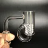 Elmas Knot Loop Quartz Banger 10mm 14mm 18mm Erkek Kadın 45 90 Derece Kuvars Döngü Banger Çivileri Cam Bongs Dab Teçhizatları