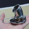 4 Sizes Chastity Cage Cockring Scrotum Pendants Penis Pandant Cock Ring Top Stainless Steel Assembly Type Bondage Testis Weight Sex Toys BB-119