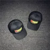 2018 moda de verano caliente Unisex adulto luminiscente sombrero negro algodón noche fiesta hombres y mujeres gorras