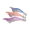 Top Quality 10.5cm 12.5g LED Electronic Luminous Squid Jig Night Artificial Fishing Wood Shrimp Lure Squids Light Jigs Lures