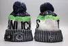 Großhandel Arten Frauen-Winter gestrickte Wollkappen Blackhawks Penguins Flyer Sharks Beanies unisex casual Hüte Caps Männer Hip-Hop Beanie