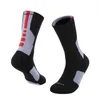 Chaussettes de Sport de plein air pour hommes basket-ball professionnel Elite serviette bas chaussette respirant course à pied cyclisme Jogging mi tube chaussettes