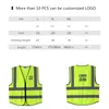 high visibility reflective vest working motorcycle cycling sports outdoor safety clothing multi pockets workwear2914554