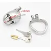 Medical grade Stainless Steel Chastity Device Male Cage Belt Bird Lock #R09