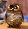 あまりにも貯金箱フクロウ形の置物貯金箱の箱の節約箱の家の装飾工芸品の贈り物