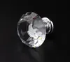 30mm Diamant Cristal Porte En Verre Boutons Tiroir Armoire Meuble Poignée Bouton Vis Mobilier Accessoires