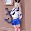 Asya Boyut Japonya Anime Kantai Koleksiyonu Kancolle Shimakaze Kawaii Cosplay Kostüm Etek Okul Üyesi Tam Set8743224