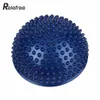 Relefree PVC Inflatable Half Yoga Balls Massage Point Fitball Exercises Trainer Stabilizer GYM Pilates Fitness Balancing Ball