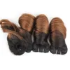 Paquets de cheveux humains courts ombrés Romance Curl 810 pouces 3 paquets pour pleine tête brésilienne vague lâche 7164967