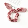 Fashion Women Lovely Velvet Bow Hair Bands Lovely Hair Scrunchies Girl's Tie Accessories Ponytail Holder 9 Color