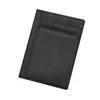 Gubintu echte Leder Männer schlanke Vordertasche Kartuelle Credit Super Thin Mod Card Halter Trave Wallet Tarjetero Hombre 298W