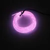 2m/3m/5M 3V Flexible Neon Light Glow EL Wire Rope tape Cable Strip LED Neon Lights Shoes Clothing Car decorative ribbon lamp