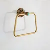 antique brass towel ring