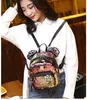 Дети девушки рюкзаки корейский мода новорожденных девочек большие уши медведь рюкзак прохладный блестящий персонализированные блесток сумки дети путешествия плечи сумка 7 цветов