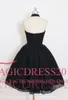 Castle Sweety Homecoming Dresses A Line Halter Sleeveless Knee-Length Draped Little Black Dresses Party Dresses 2019