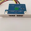 Desktop Computer Dual Port SATA to Power eSATA eSATAp 9Pin to USB 2.0 Converter Expansion Rear Bracket Card