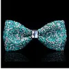 Ny Bow Tie Crystal Bling Butterfly Knot för män Bröllop Bankett Feast Club Party Bridegroom Shinning257N