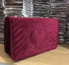 Hohe qualität frauen 2 farbe samt tasche mode kette designer handtasche lässig schulter umhängetasche neue tasche weibliche