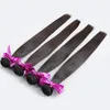 Elibess Hair Brazilian Human Virgin Hair Weave 말레이시아 머리 묶음 연장을위한 스트레이트 웨이브 weft 80g One Bundle 5 번들 로트