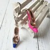 2018 Shoes Keychain Purse Pendant Bags Cars Shoe Ring Holder Chains Key Rings For Women Gifts Women acrylic High Heeled