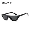 BELOW5 2018 Nouvelles lunettes de soleil de mode pour hommes et femmes Designer Lunettes de soleil en œil de chat semi sans monture unisexe Lunettes UV400 Livraison gratuite B5006