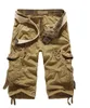 Man's Cargo Pants Pure Color Loose Capris Hip Hop Skateboard Fashion Pant For Man