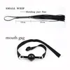 Giocattoli sessuali per coppie Bondage vibratori Set nylon Restraint BDSM schiavo vibratore anale plug giochi di flirt giocattoli erotici per donne uomini Y18102405