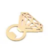 Bottle Opener Diamond Ring Shape Alloy Tool Wedding Party Birthday Baby Shower Favor Gift Souvenirs Bottle Opener