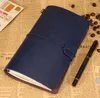 Pu leather Travel Journal diary vintage classic notebooks kraft paper planner portable journal notebooks shool student books