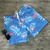 Summer Nading Trunks para hombres Flamingo Boy Swimming Shorts Men Azul Swimwear Beach Masculino M2XL1430747