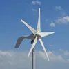 Hot selling 400w small wind turbine 5 blades low wind area wind generator with boost controller