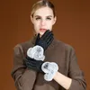 Hohe qualität 2018 neue herbst winter touchscreen handschuhe natürliche schafe haut verdickung weich und 100% echte lederhandschuhe