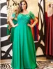 Heißer Verkauf Plus Size Spitze Mutter der Braut Kleider Sheer Jewel Neck Kurze Ärmel Hochzeitsgast Kleid Chiffon Perlen Abendkleider 326 326